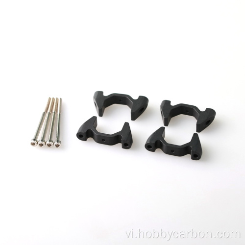 6061 kẹp ống sợi carbon hình bát giác có thể điều chỉnh bằng nhôm